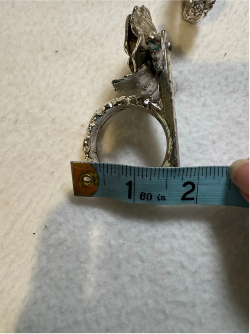 Unbranded Silver Rose Napkin Rings Set of 8